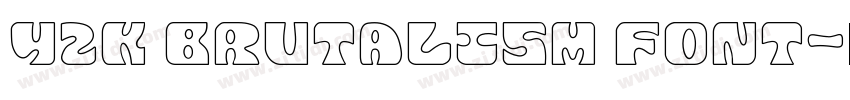 Y2K Brutalism Font字体转换